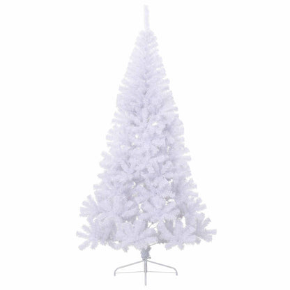 Albero di Natale artificiale Bianco 240 cm PVC e Acciaio