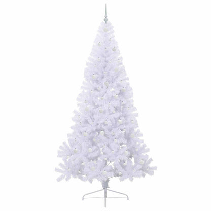 Albero di Natale artificiale Bianco 240 cm PVC e Acciaio