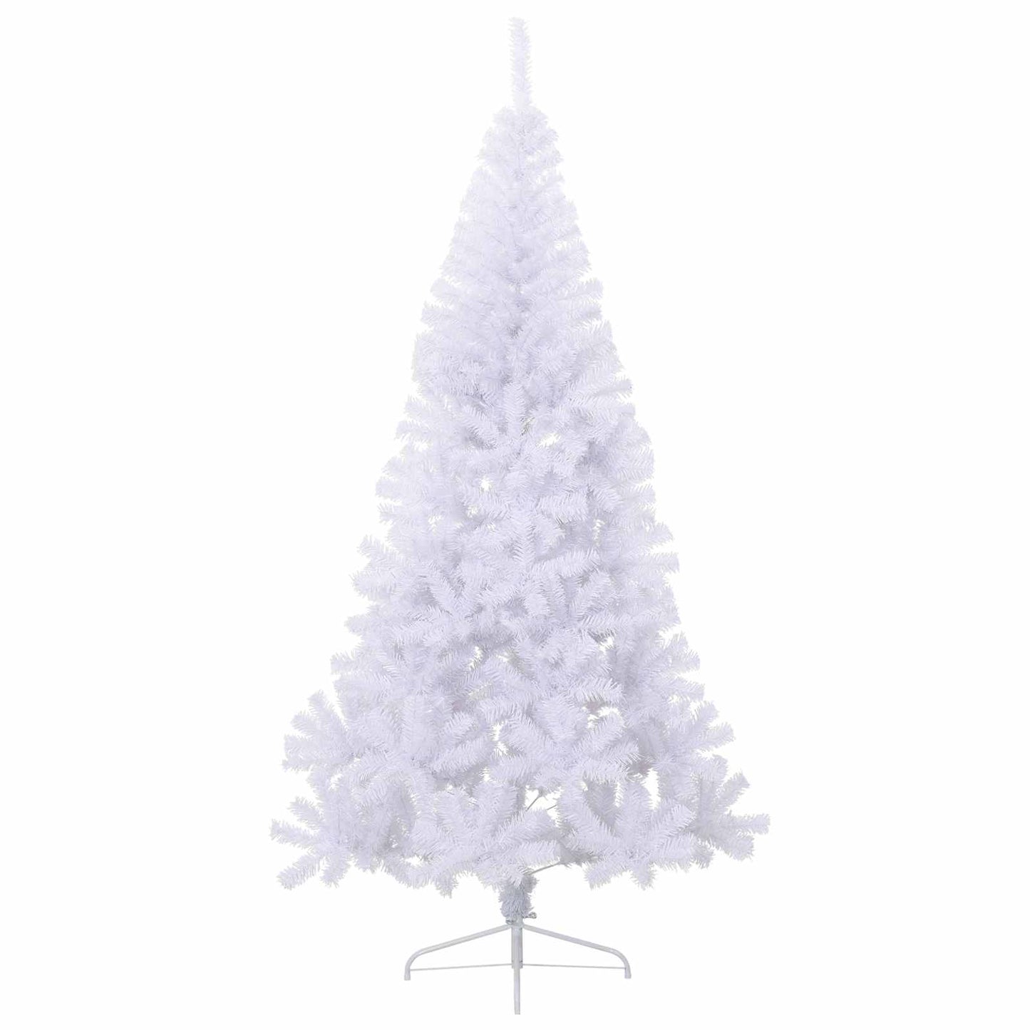 Albero di Natale artificiale Bianco 240 cm PVC e Acciaio