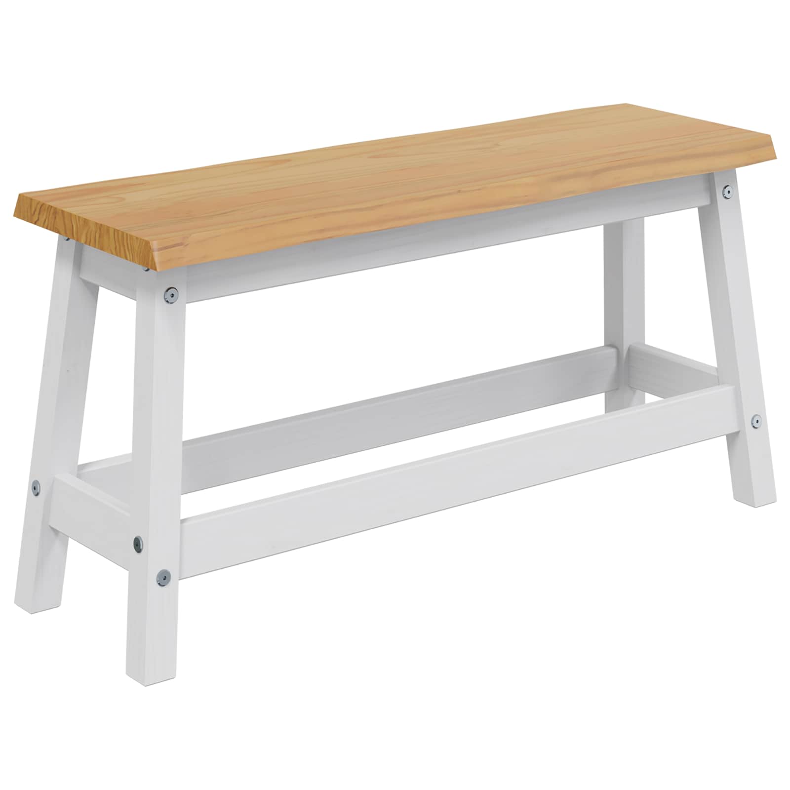 Panchina da pranzo EKAI Bianco 91,5 x 29 x 45,5 cm | homemem39