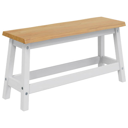 Panchina da pranzo EKAI Bianco 91,5 x 29 x 45,5 cm | homemem39