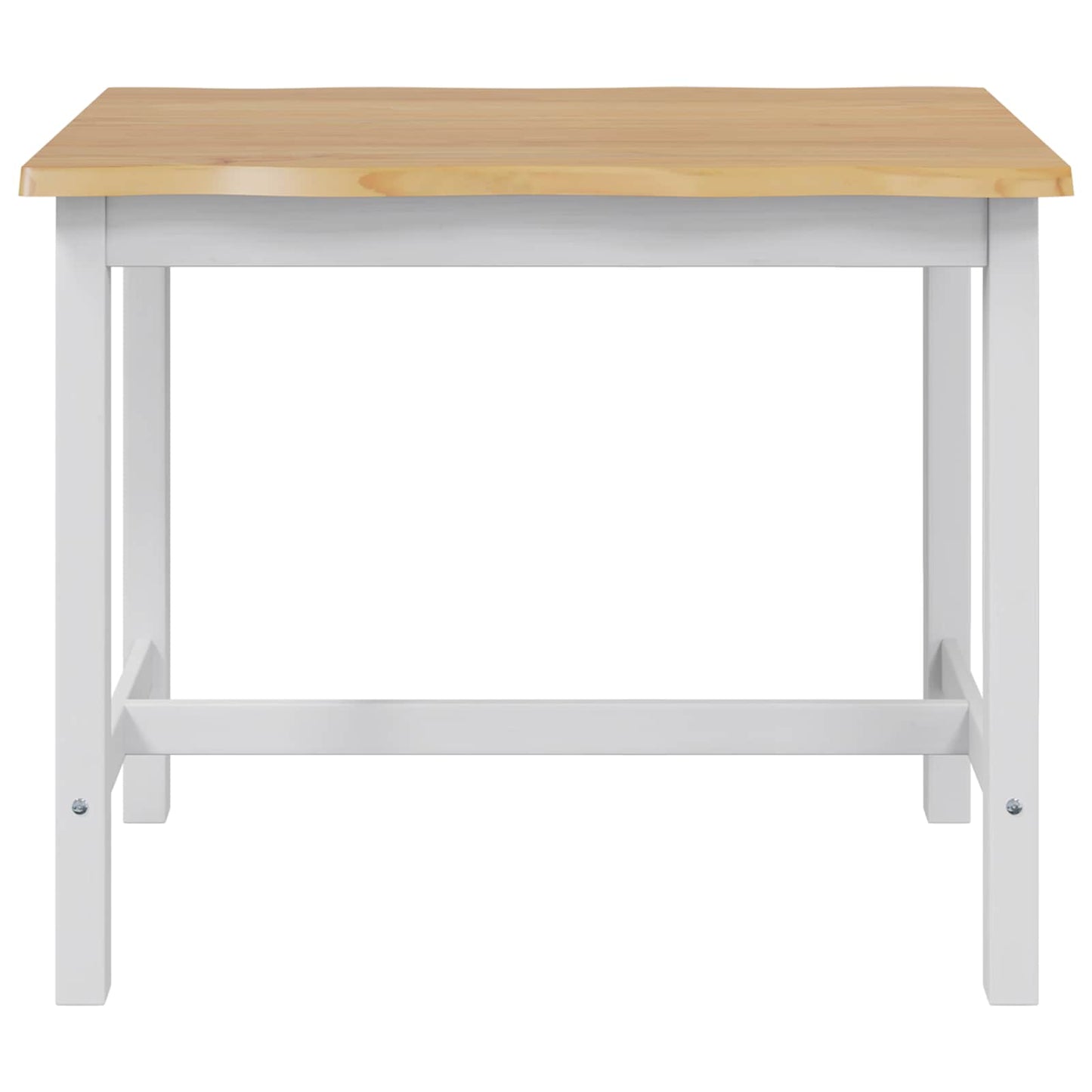 Tavolo Alto EKAI Bianco 112 x 70 x 91 cm Legno Massello di Pino