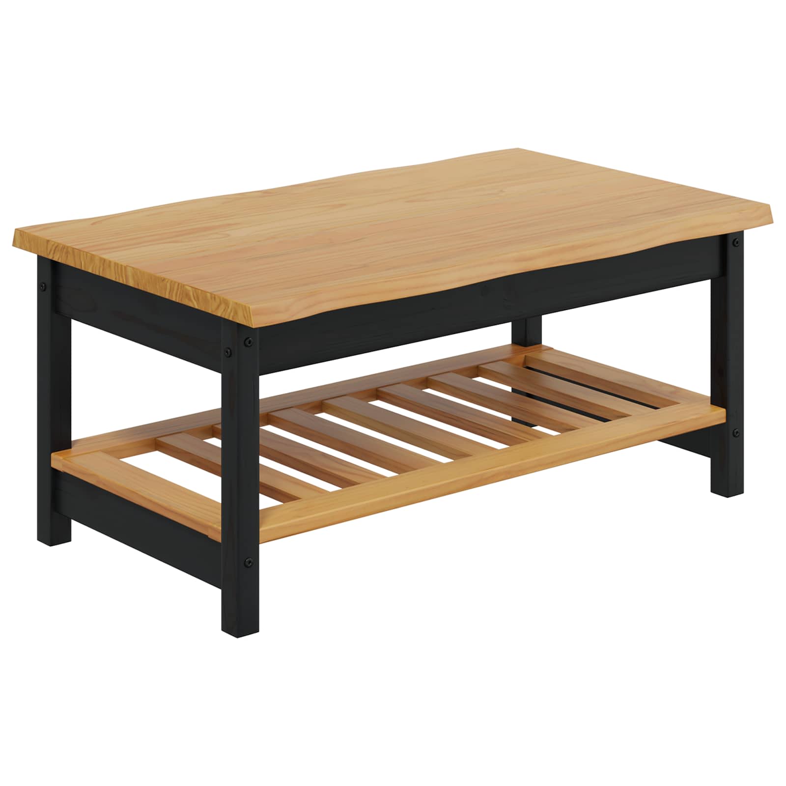 Tavolino da salotto EKAI Nero 100 x 60 x 45,5 cm | homemem39