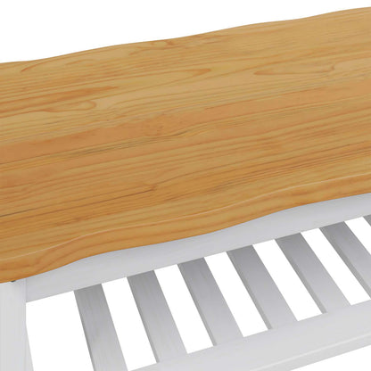 Tavolino da salotto EKAI Bianco 100 x 60 x 45,5 cm | homemem39