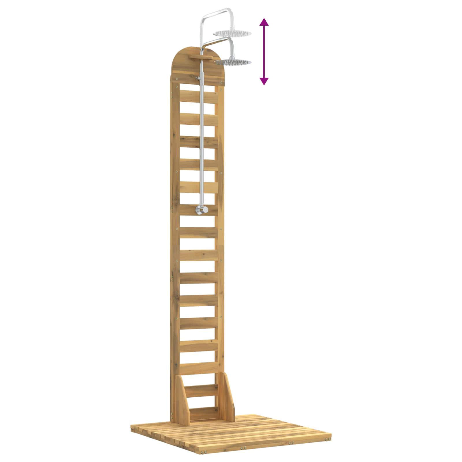 Doccia da esterno 225 cm Bianco | homemem39