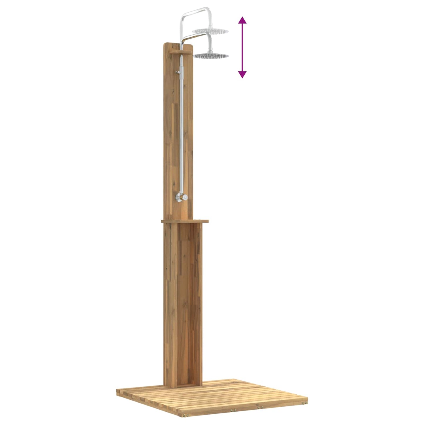Doccia da esterno 217 cm Bianco | homemem39
