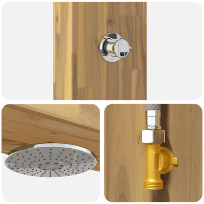 Doccia da esterno 226 cm Bianco | homemem39