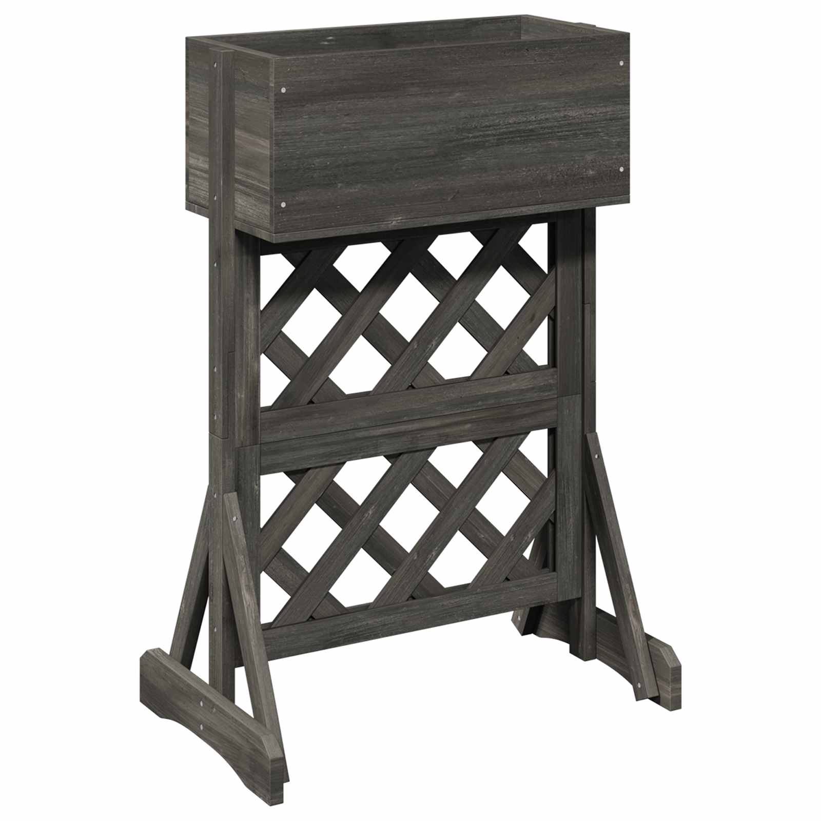 Trellis da Giardino Verticale Grigio 48 x 30 x 70,5 cm | homemem39