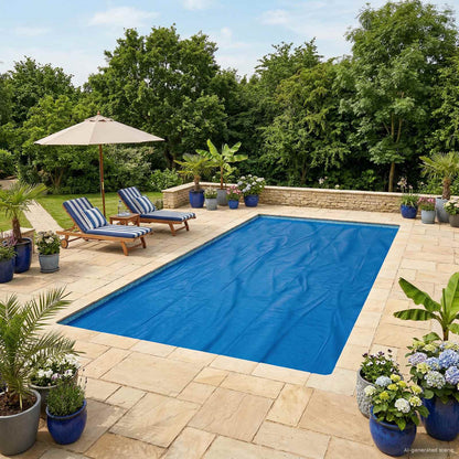 Copertura solare per piscina 1000 x 500 cm 110 μm Quadrato PE