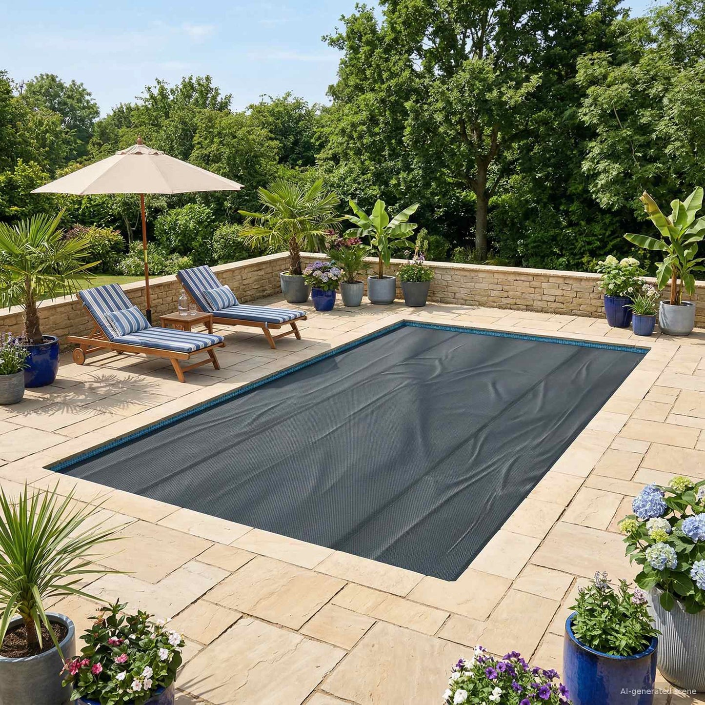 Copertura Solare per Piscina Extra Pesante 600 x 300 cm, 400 μm
