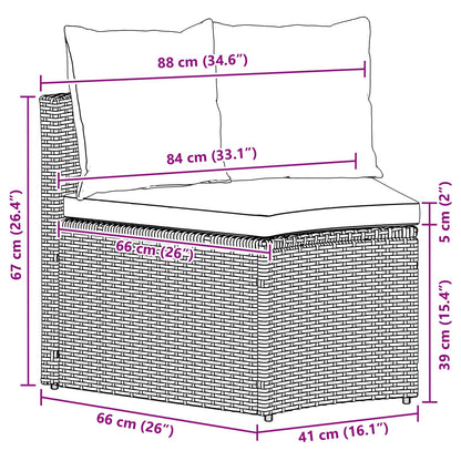 Set di divani 2 pcs Nero | homemem39