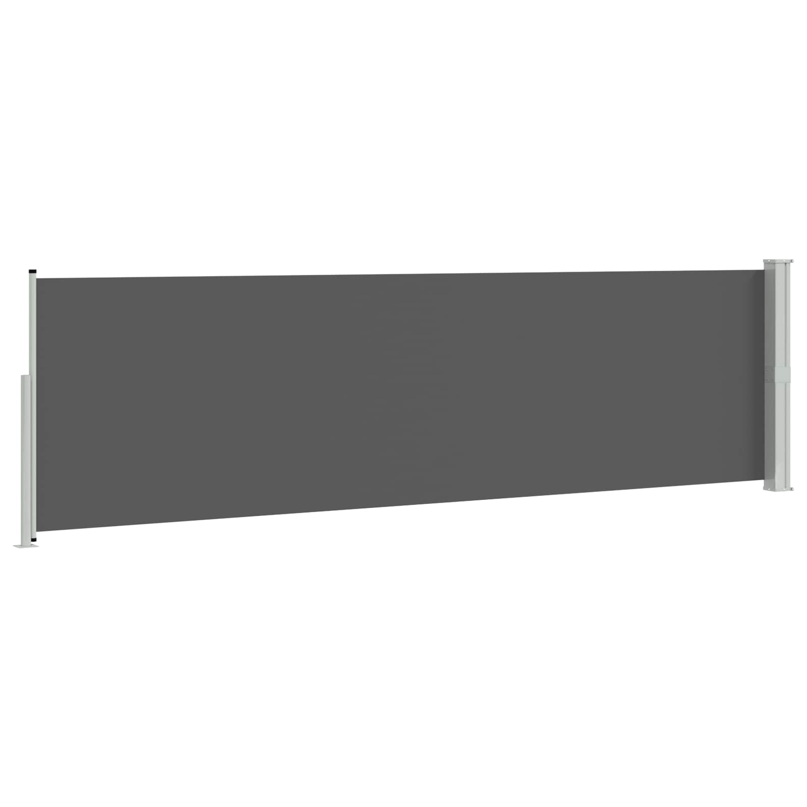 Tenda laterale retrattile Antracite 500 x 140 cm Poliestere | homemem39