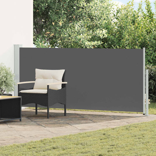 Tenda laterale retrattile Antracite 600 x 117 cm Poliestere