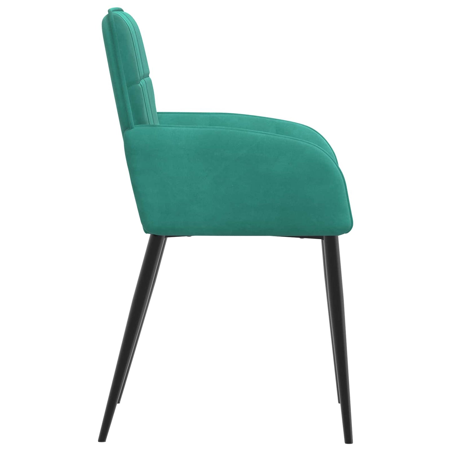 Sedie da pranzo 4 pcs Velluto Turchese 57 x 50 x 85 cm | homemem39