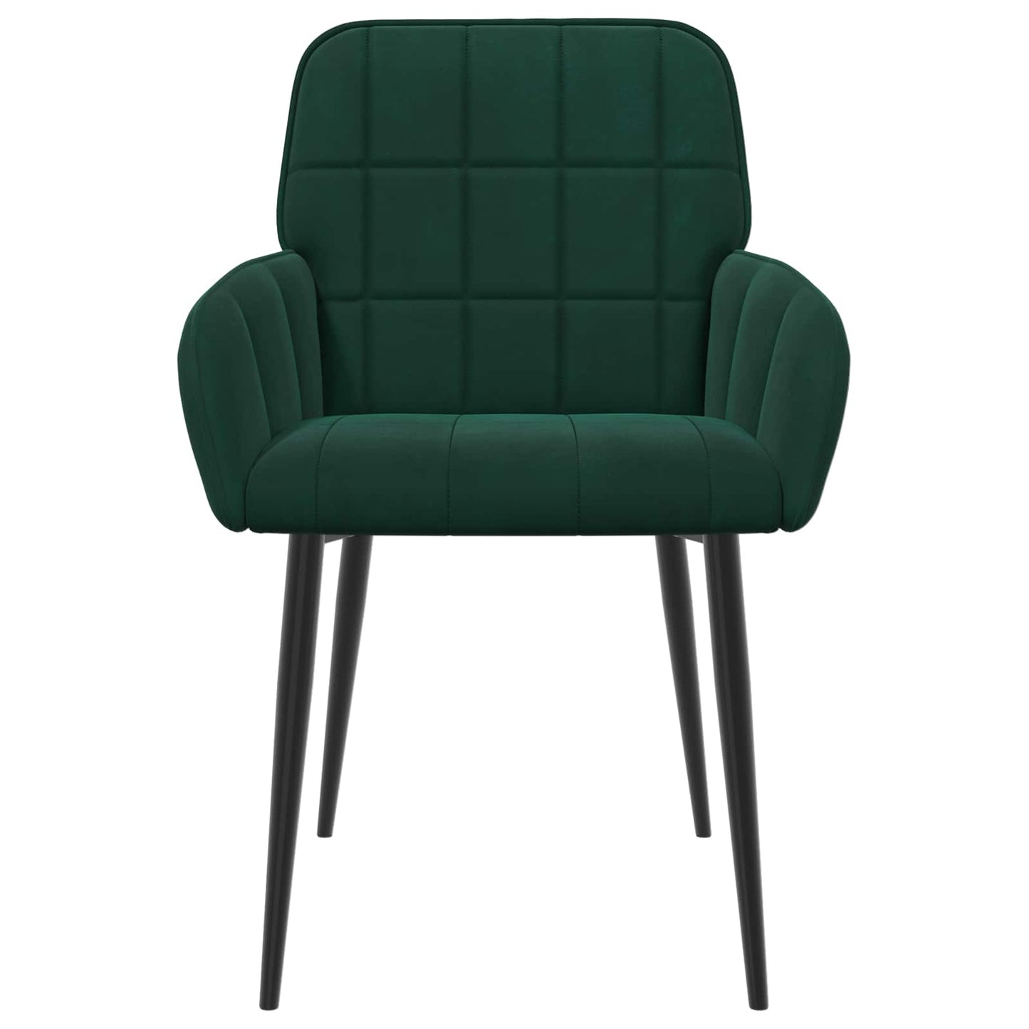 Sedie da pranzo 6 pcs Velluto Verde Scuro 57 x 50 x 85 cm | homemem39