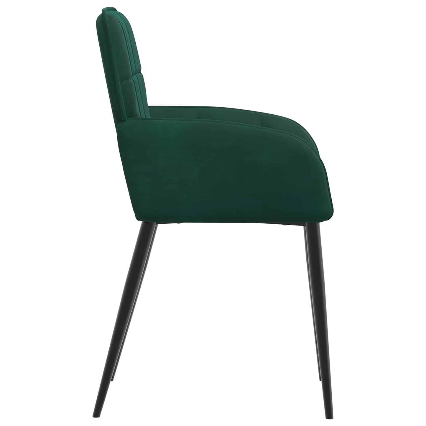 Sedie da pranzo 6 pcs Velluto Verde Scuro 57 x 50 x 85 cm | homemem39