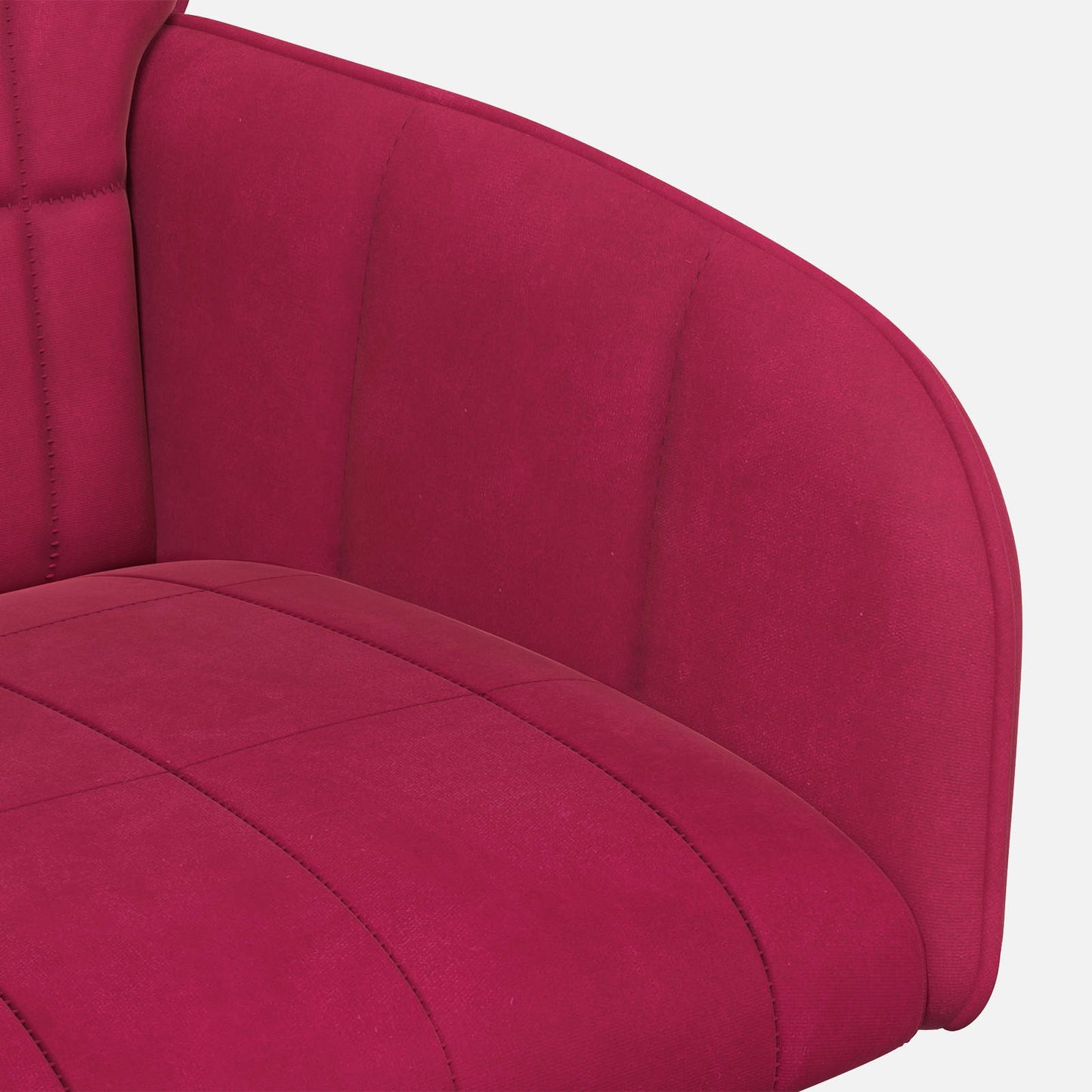 Sedie da pranzo 6 pcs Velluto Rosso Vino 57 x 50 x 85 cm | homemem39