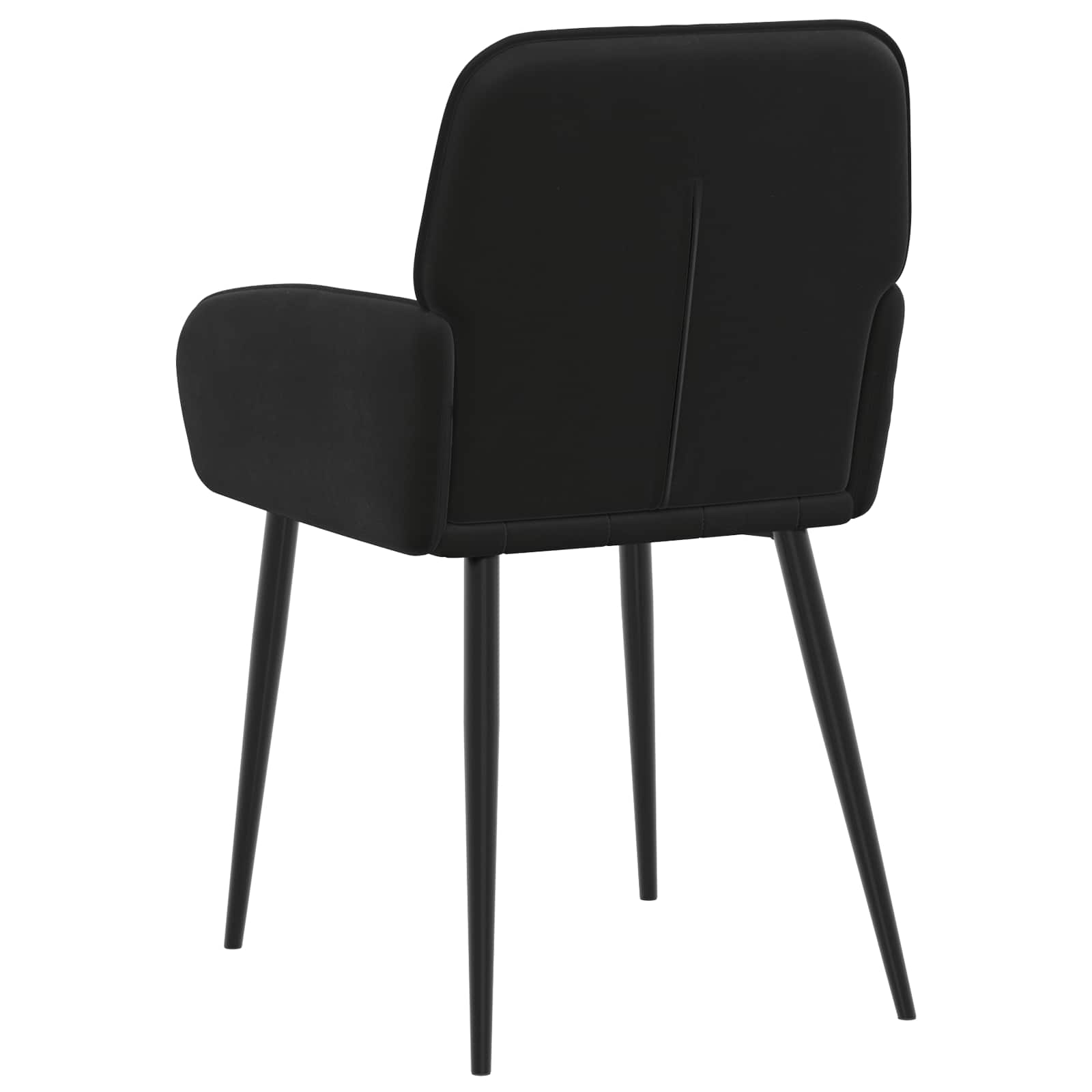Sedie da pranzo 6 pcs Velluto Nero 57 x 50 x 85 cm | homemem39