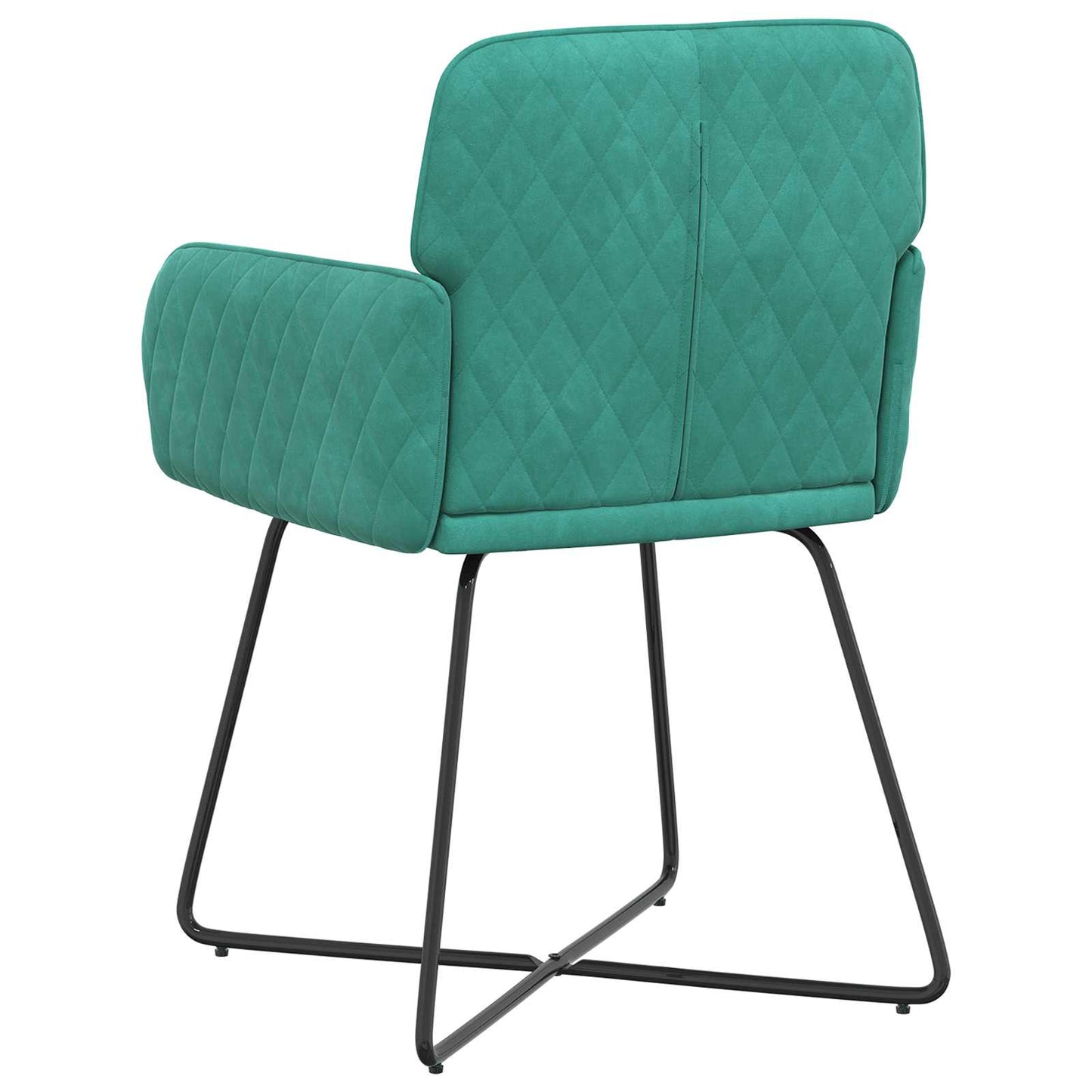 Sedie da pranzo 4 pcs Velluto Turchese 59 x 56,5 x 86 cm | homemem39