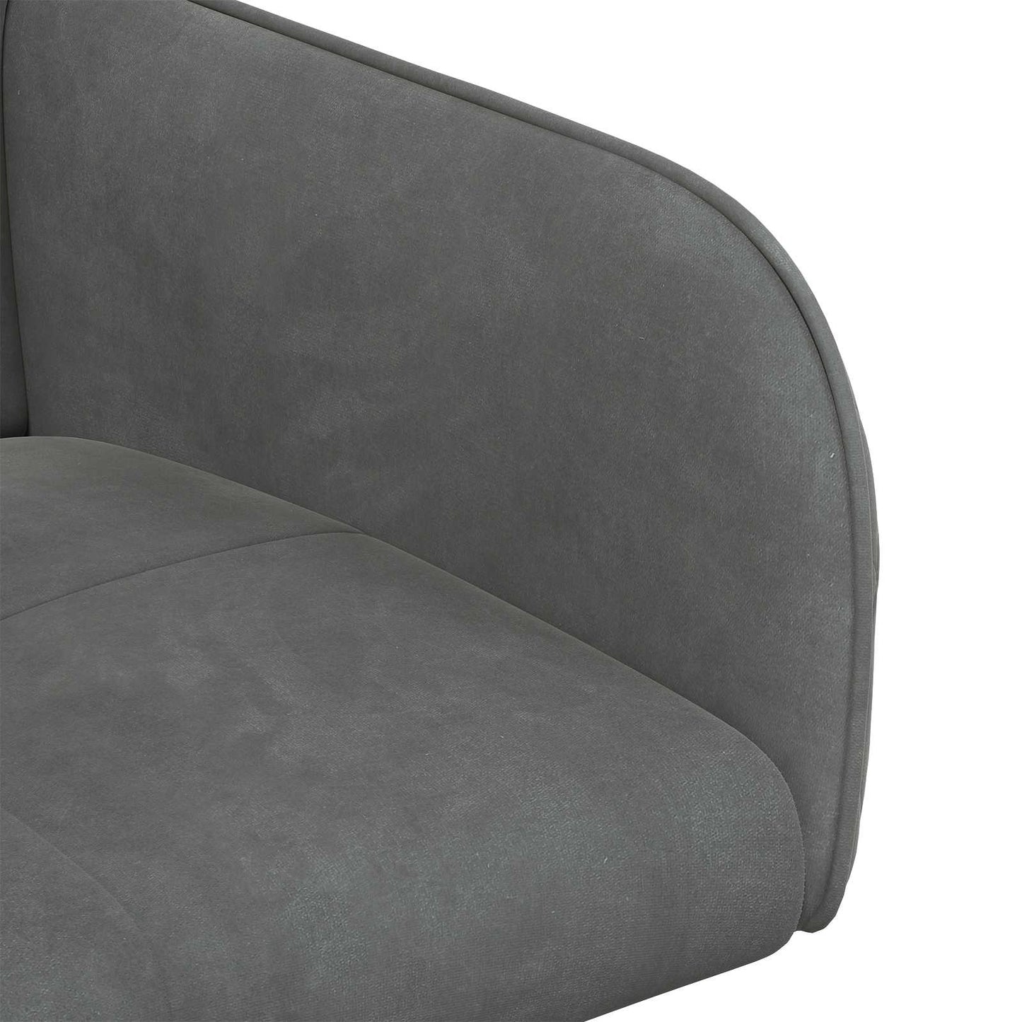 Sedie da pranzo 6 pcs Velluto Grigio Scuro 59 x 56,5 x 86 cm | homemem39