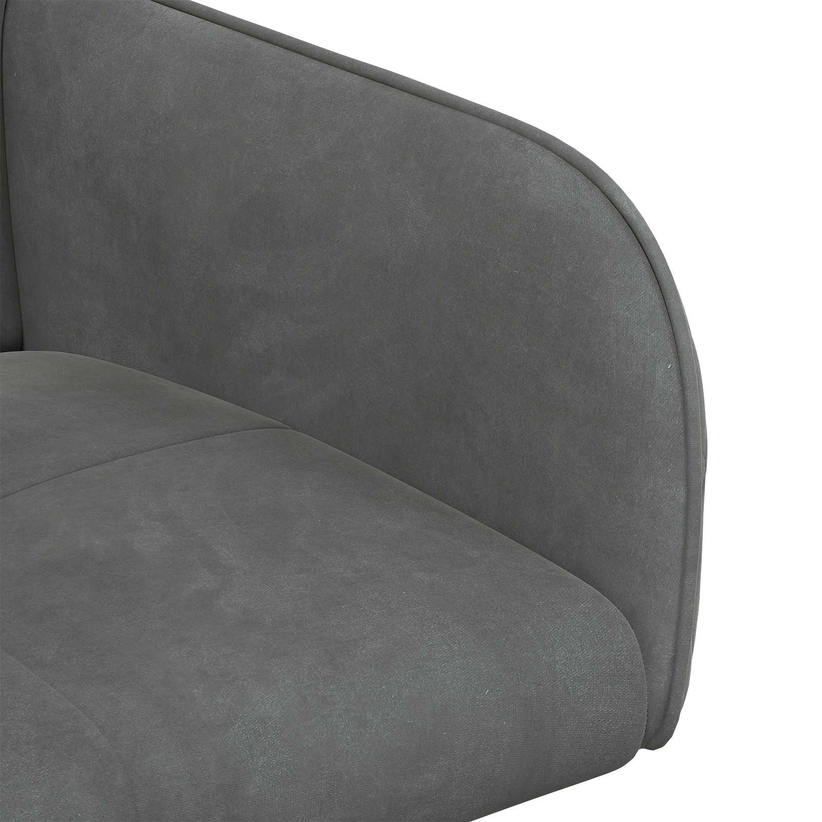 Sedie da pranzo 6 pcs Velluto Grigio Scuro 59 x 56,5 x 86 cm | homemem39