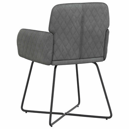 Sedie da pranzo 6 pcs Velluto Grigio Scuro 59 x 56,5 x 86 cm | homemem39