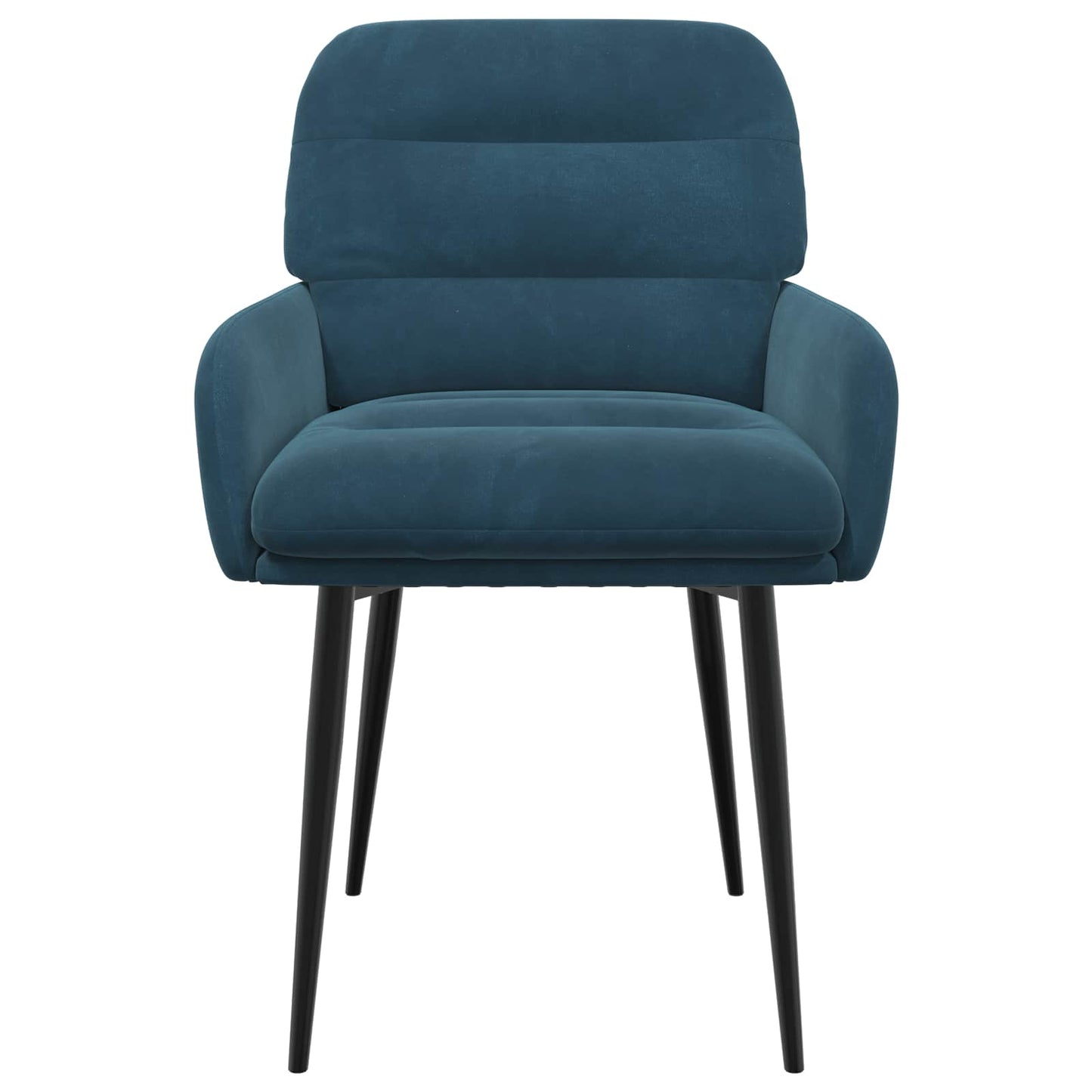 Sedie da pranzo 6 pcs Velluto Blu 59 x 59,5 x 90 cm | homemem39