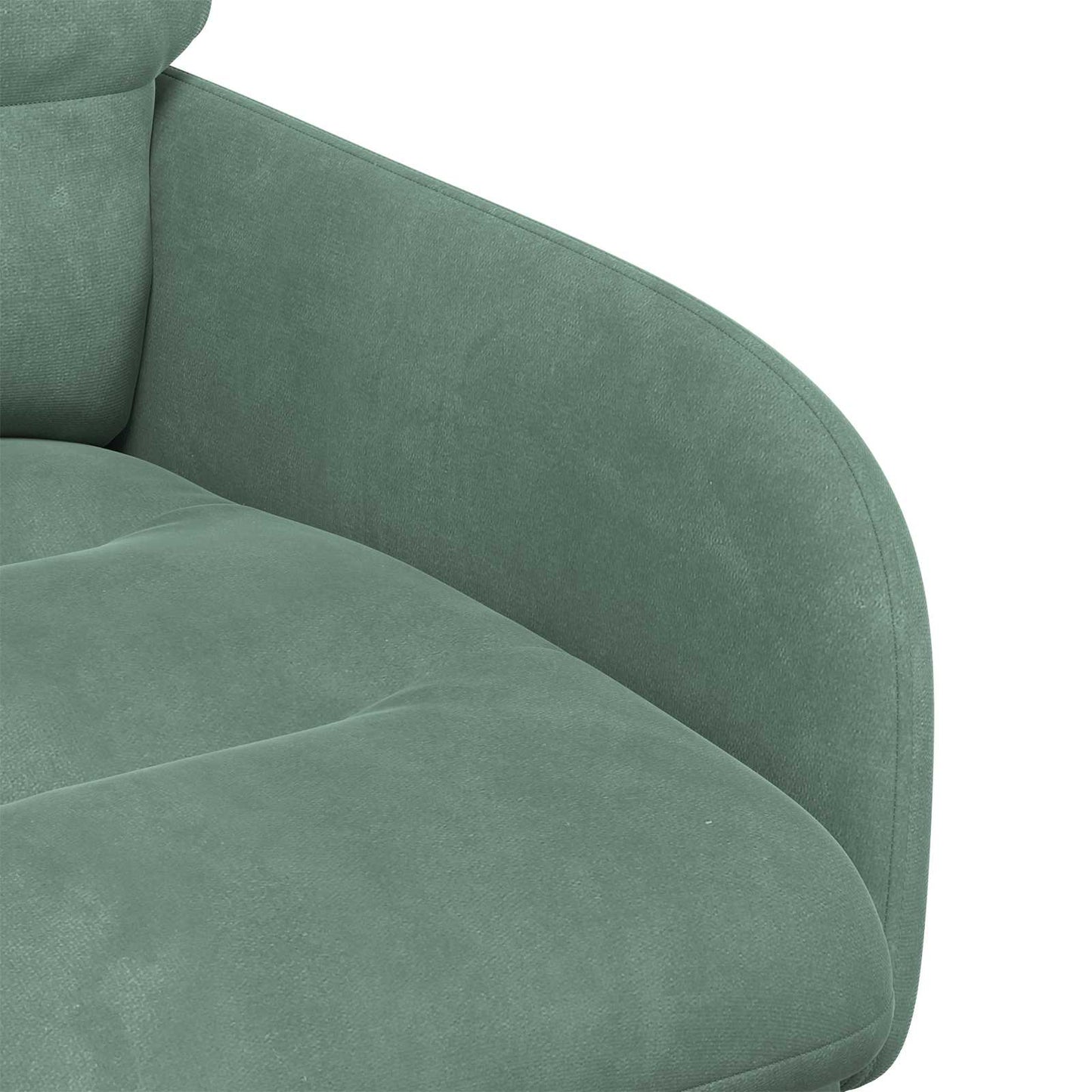 Sedie da pranzo 6 pcs Velluto Verde Mare 59 x 59,5 x 90 cm | homemem39
