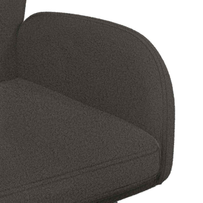 Sedie da pranzo girevoli 6 pcs Bouclé Grigio Scuro | homemem39
