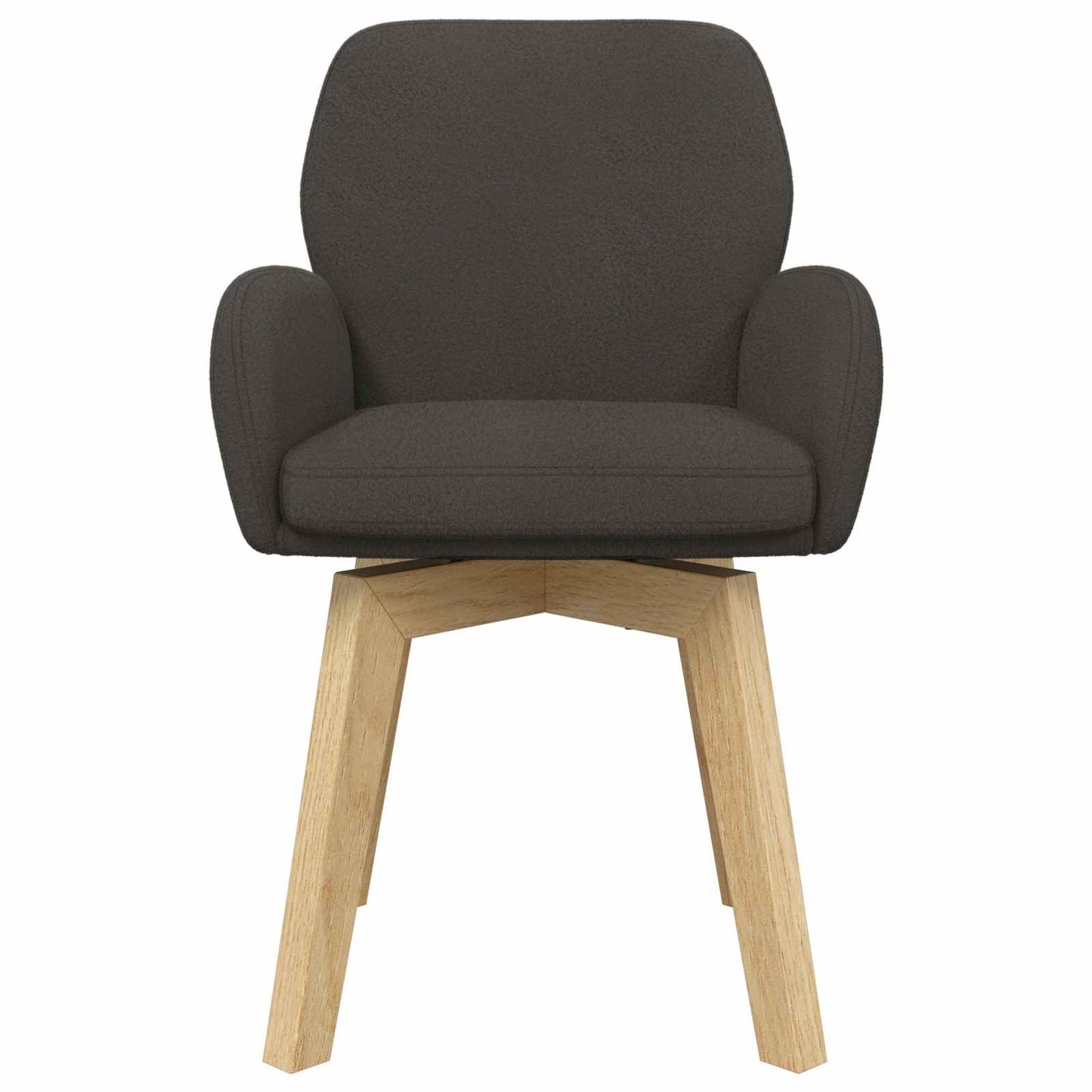 Sedie da pranzo girevoli 6 pcs Bouclé Grigio Scuro | homemem39
