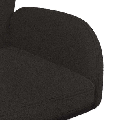 Sedie da pranzo girevoli 6 pcs Bouclé Nero 54 x 58 x 87 cm | homemem39