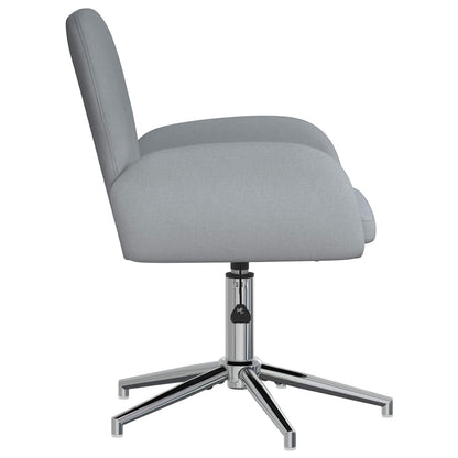 Sedie da scrivania girevoli 2 pz 54 x 58 x 90 cm Grigio Chiaro | homemem39