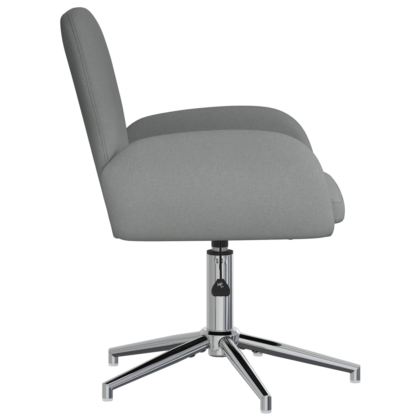 Sedie da scrivania girevoli 2 pz 54 x 58 x 90 cm Grigio Scuro | homemem39