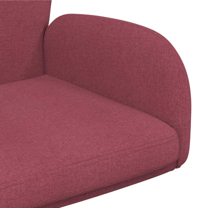 Sedie da scrivania girevoli 2 pz 54 x 58 x 90 cm Rosso Vino | homemem39