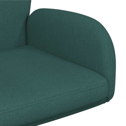 Sedie da scrivania girevoli 2 pz 54 x 58 x 90 cm Verde Scuro | homemem39