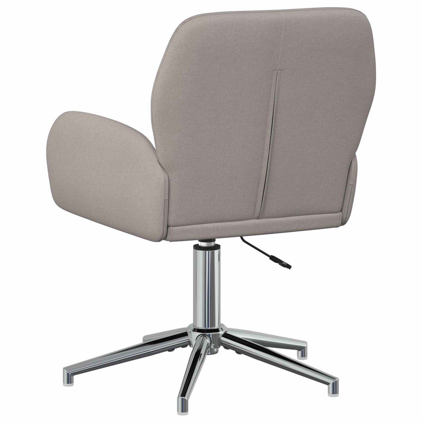 Sedie da scrivania girevoli 2 pz 54 x 58 x 90 cm Tortora