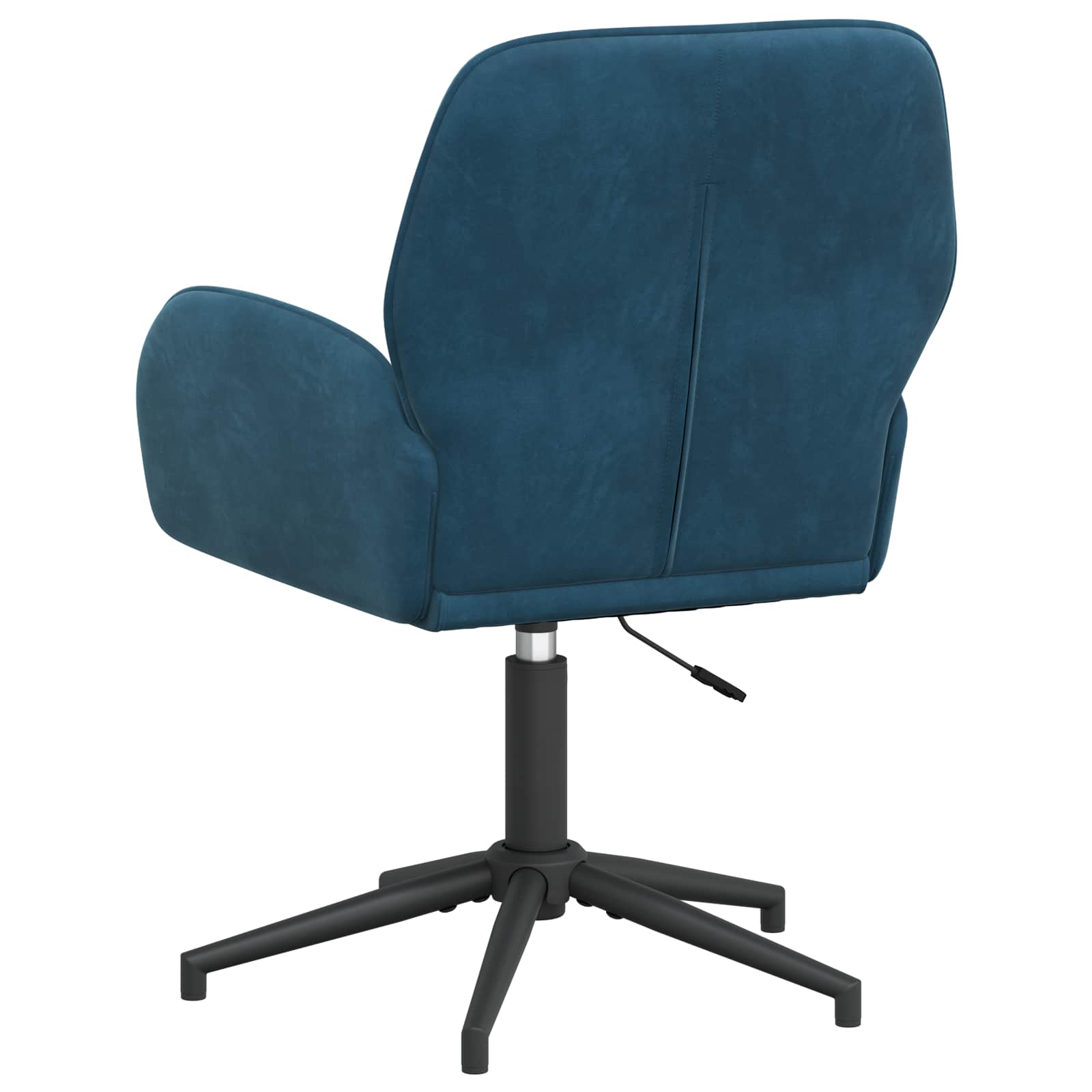 Sedie da scrivania girevoli 4 pz 54 x 55 x 90 cm Blu Velluto | homemem39