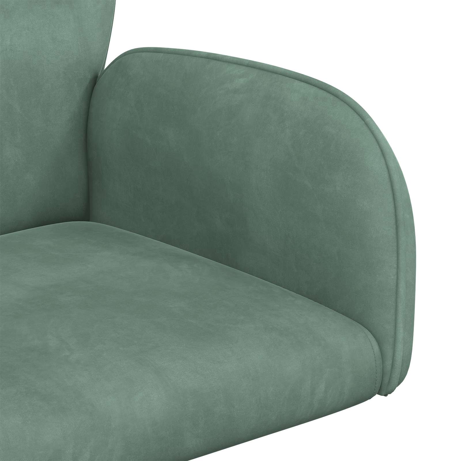 Sedie da scrivania girevoli 4 pz 54 x 55 x 90 cm Verde Mare | homemem39