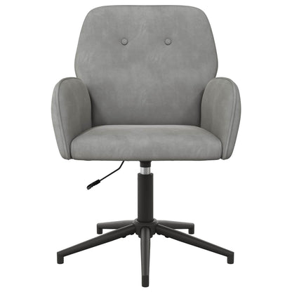 Sedie da scrivania girevoli 6 pz 54 x 55 x 90 cm Grigio Chiaro | homemem39