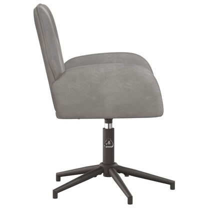 Sedie da scrivania girevoli 6 pz 54 x 55 x 90 cm Grigio Chiaro | homemem39