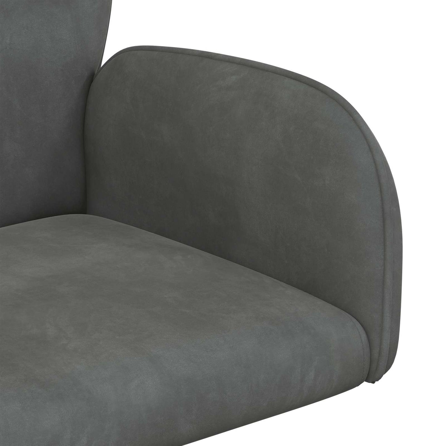 Sedie da scrivania girevoli 6 pz 54 x 55 x 90 cm Grigio Scuro | homemem39