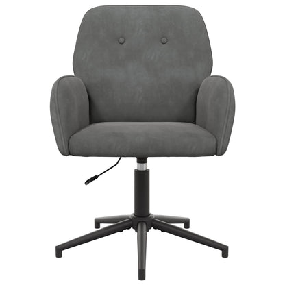 Sedie da scrivania girevoli 6 pz 54 x 55 x 90 cm Grigio Scuro | homemem39
