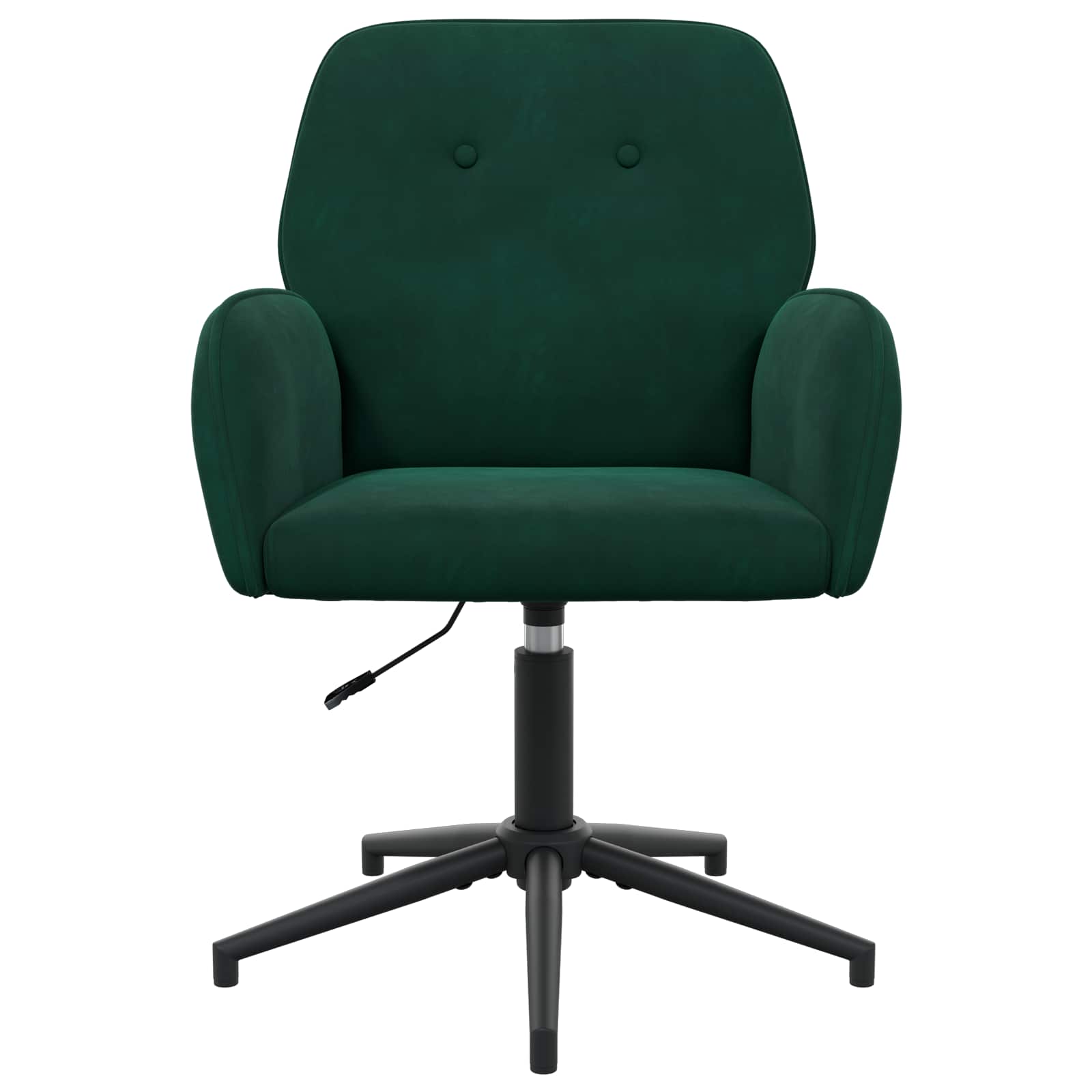 Sedie da scrivania girevoli 6 pz 54 x 55 x 90 cm Verde Scuro | homemem39