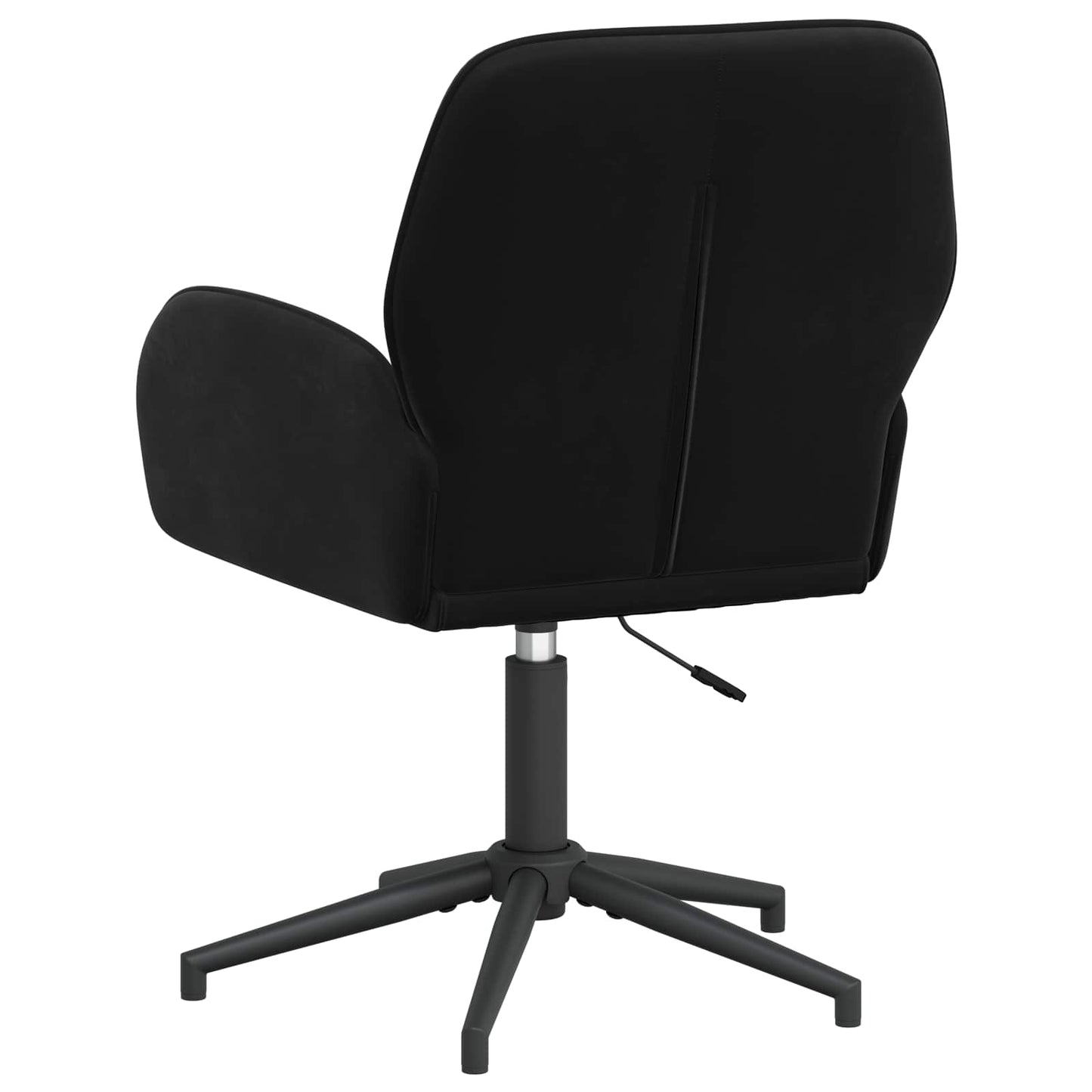 Sedie da scrivania girevoli 6 pz 54 x 55 x 90 cm Nero Velluto