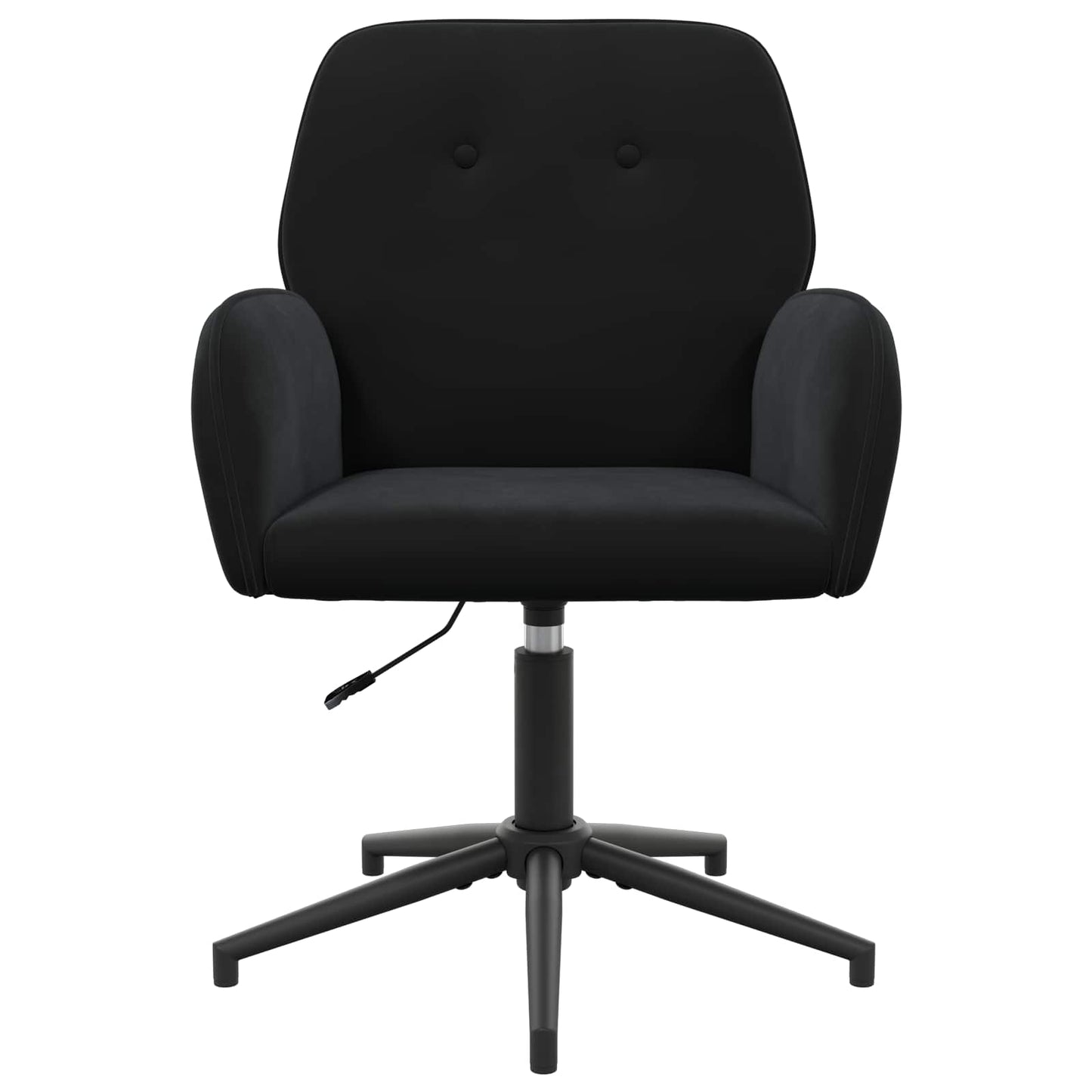 Sedie da scrivania girevoli 6 pz 54 x 55 x 90 cm Nero Velluto