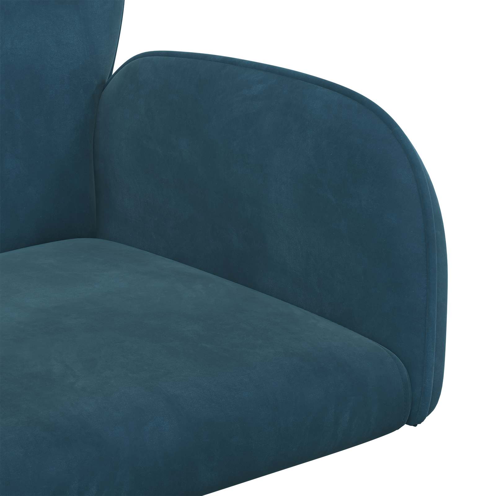 Sedie da scrivania girevoli 6 pz 54 x 55 x 90 cm Blu Velluto | homemem39