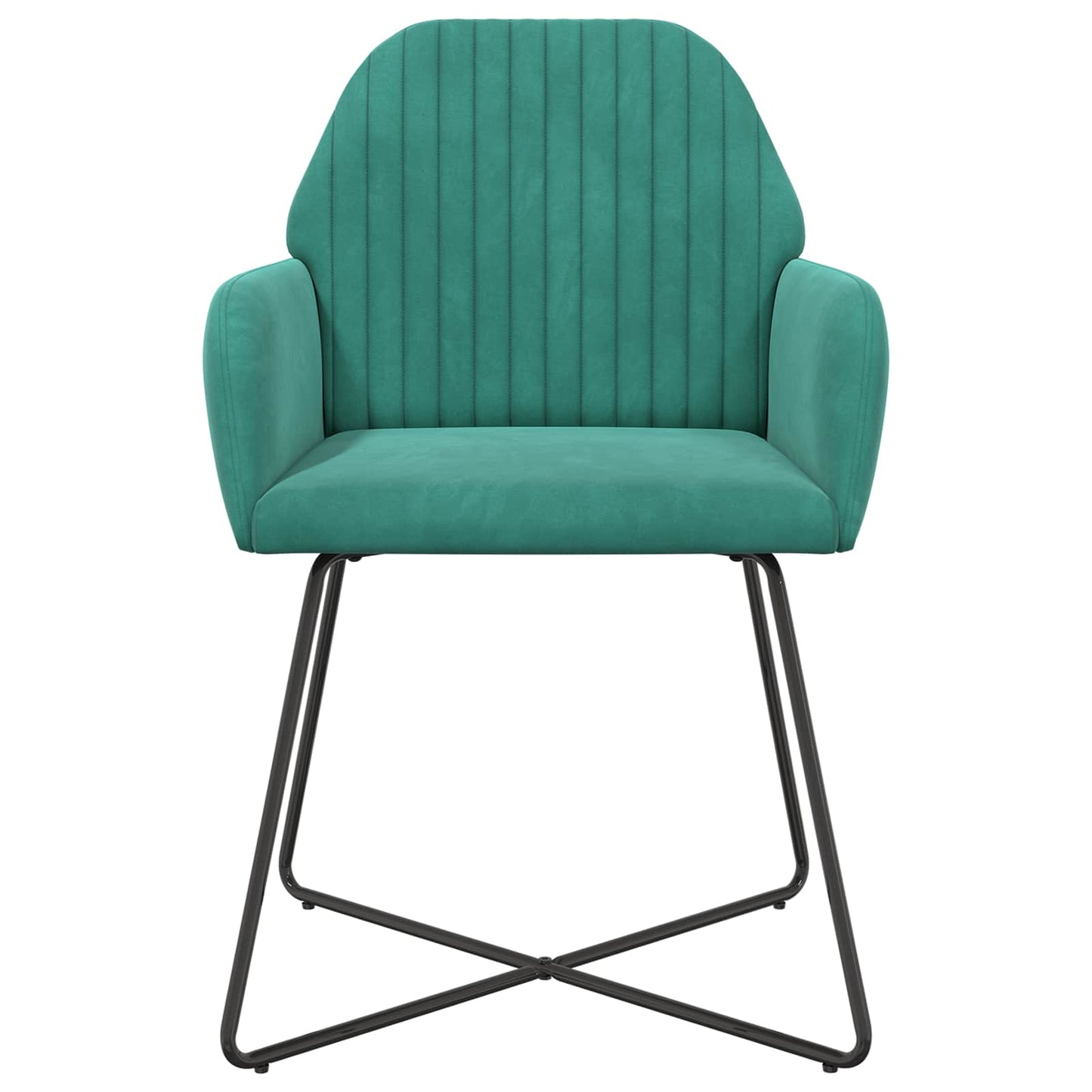Sedie da pranzo 4 pcs Velluto Turchese 55 x 50 x 84 cm | homemem39