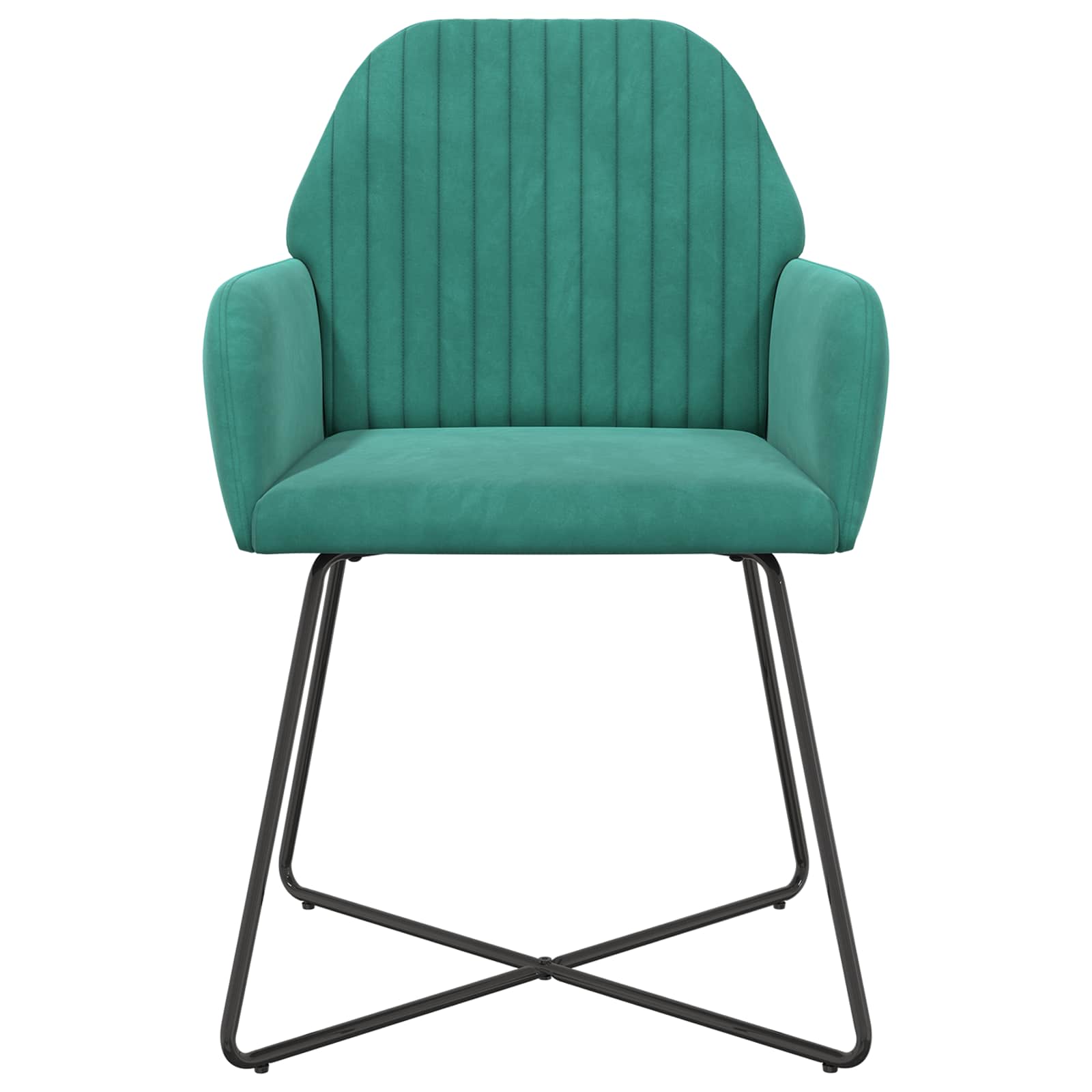 Sedie da pranzo 4 pcs Velluto Turchese 55 x 50 x 84 cm | homemem39