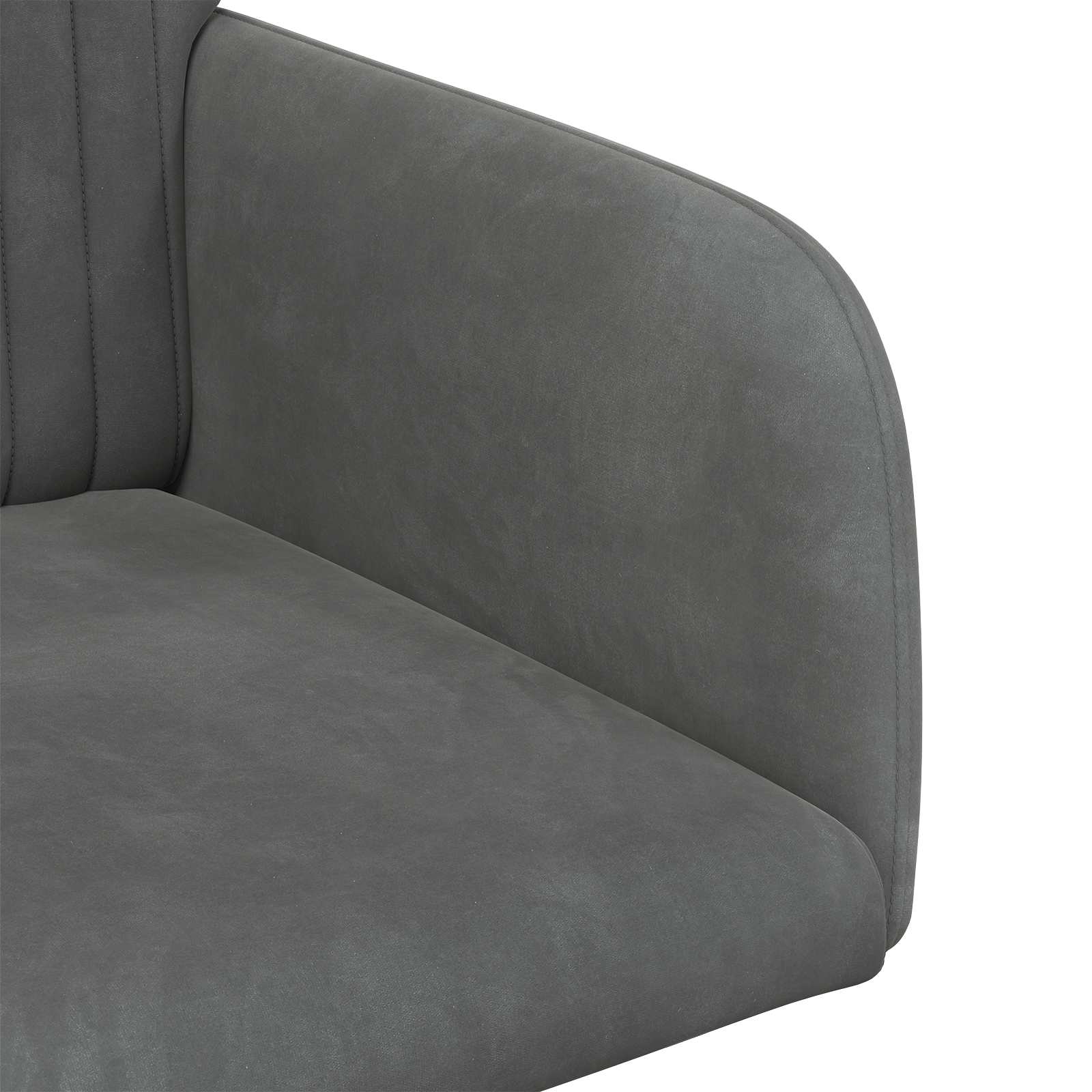 Sedie da pranzo 6 pcs Velluto Grigio Scuro 55 x 50 x 84 cm | homemem39