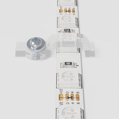 Striscia LED 4 pcs Nero e trasparente 35 x 0,8 x 0,3 cm